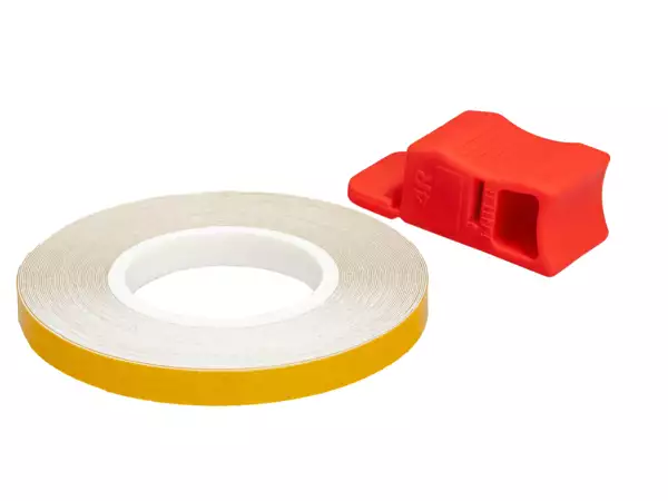 Felgenband 5 mm x 6 m gelb